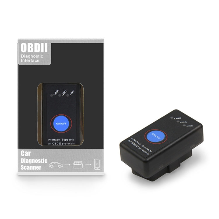 Mini Bluetooth 4.0 ELM327 OBD Car Fault Diagnostic Scanner with Power Switch - Code Readers & Scan Tools by PMC Jewellery | Online Shopping South Africa | PMC Jewellery