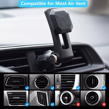 Multifunctional Car Air Conditioner Air Outlet Magnetic Phone Holder (Black) - Car Holders by PMC Jewellery | Online Shopping South Africa | PMC Jewellery