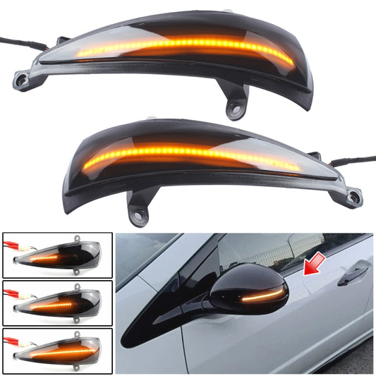 1 Pair For Honda Civic 2006-2011 Car Dynamic LED Turn Signal Light Rearview Mirror Flasher Water Blinker (Transparent Black) - Arrow Turn Lights by PMC Jewellery | Online Shopping South Africa | PMC Jewellery