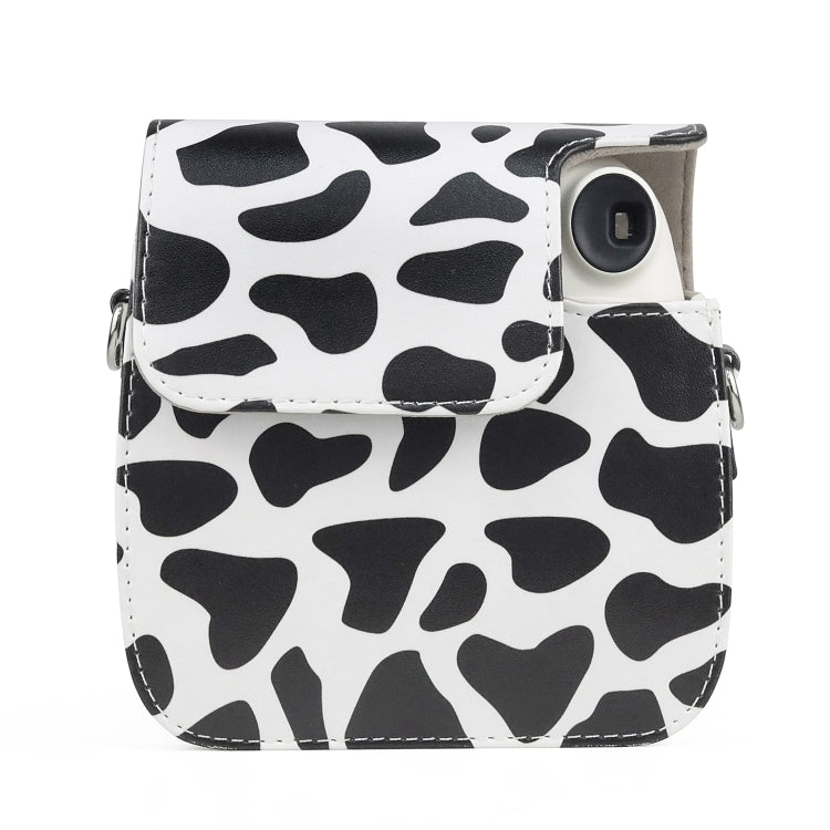 Milk Cow Full Body PU Leather Case Camera  Bag with Strap for FUJIFILM instax mini 7+ - Leather Bag by PMC Jewellery | Online Shopping South Africa | PMC Jewellery