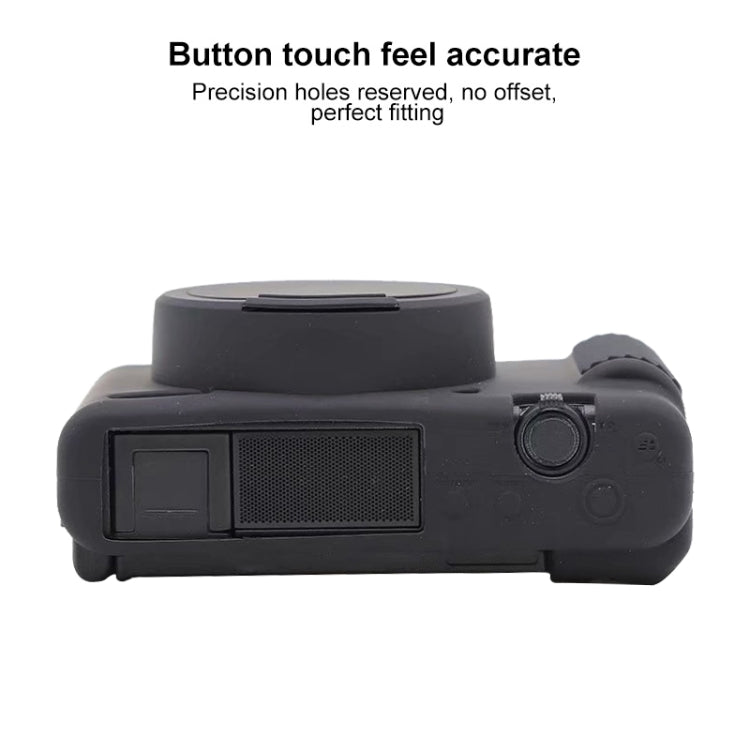 Soft Silicone Protective Case for Sony ZV-1 (Black) - Protective Case by PMC Jewellery | Online Shopping South Africa | PMC Jewellery