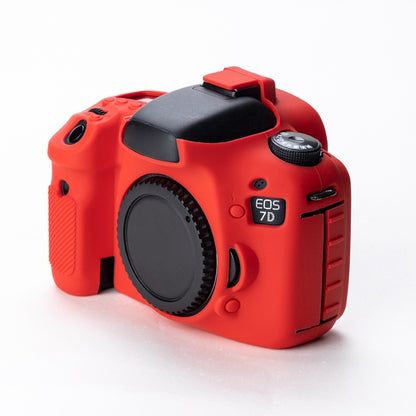 Soft Silicone Protective Case for Canon EOS 7D (Red) - Protective Case by PMC Jewellery | Online Shopping South Africa | PMC Jewellery