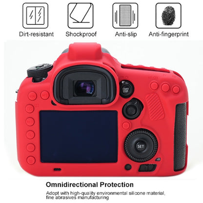 For Canon EOS 7D Mark II Soft Silicone Protective Case (Red) - Protective Case by PMC Jewellery | Online Shopping South Africa | PMC Jewellery