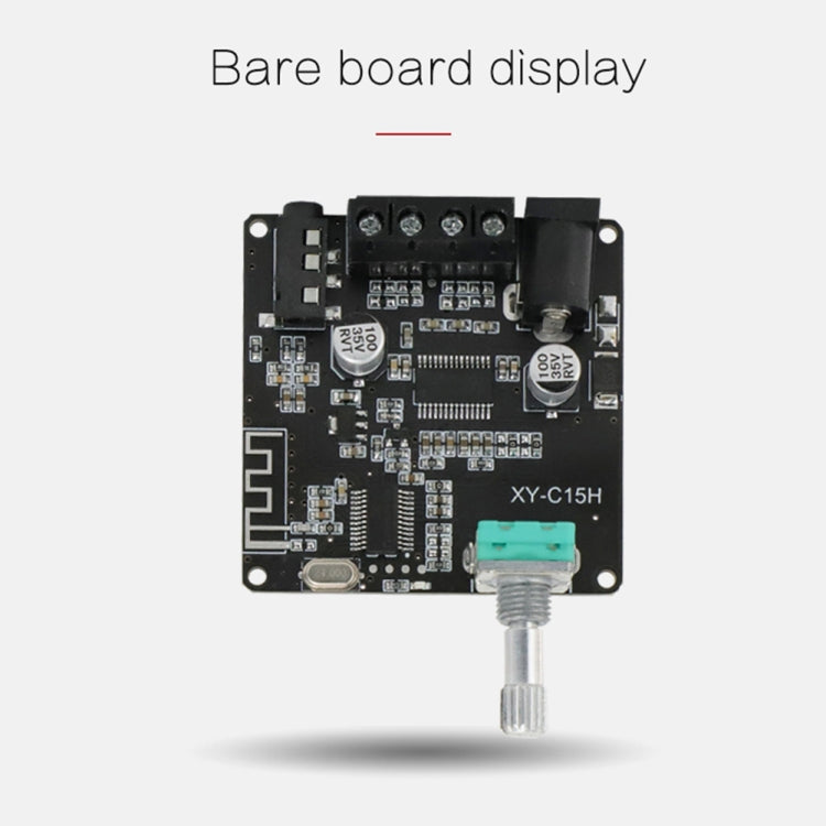 XY-C15H 20W Dual Channel HIFI Bluetooth 5.0 Stereo Digital Audio Power Amplifier Board with Shell - Breadboard / Amplifier Board by PMC Jewellery | Online Shopping South Africa | PMC Jewellery