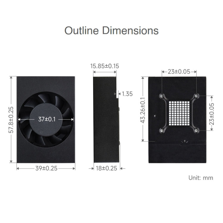 Waveshare Dedicated Cooling fan for Jetson TX2 NX - Other Accessories by WAVESHARE | Online Shopping South Africa | PMC Jewellery