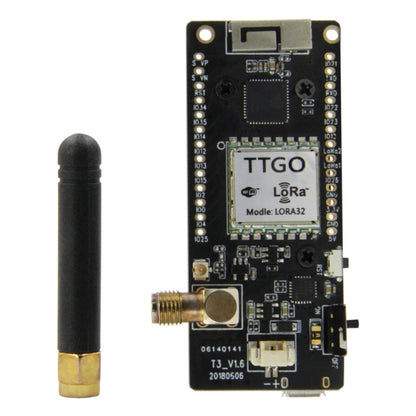 TTGO LORA32 V2.1 ESP32 0.96 inch OLED Bluetooth WiFi Wireless Module 433MHz SMA IP5306 Module with Antenna - Module by TTGO | Online Shopping South Africa | PMC Jewellery