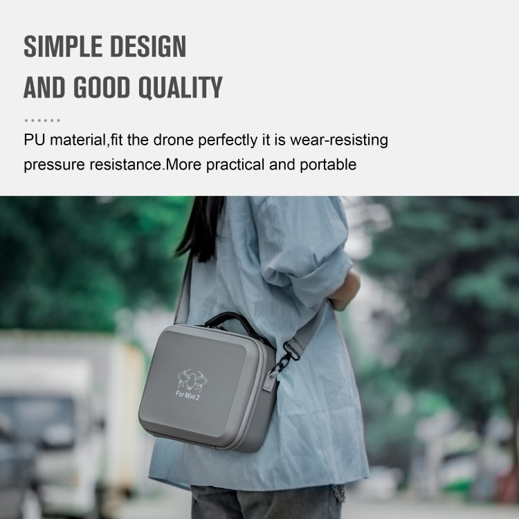 For DJI Mini 2 / Mini 2 SE  STARTRC Waterproof Shoulder Storage Bag Handbag (Grey) - Backpacks & Bags by STARTRC | Online Shopping South Africa | PMC Jewellery