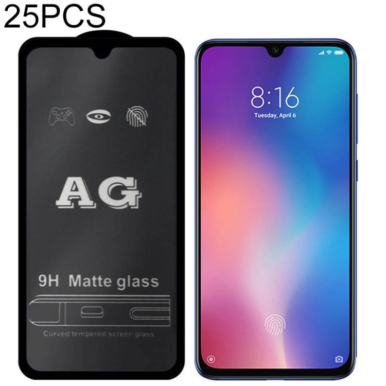 25 PCS AG Matte Frosted Full Cover Tempered Glass For Xiaomi Mi 8 -  by PMC Jewellery | Online Shopping South Africa | PMC Jewellery