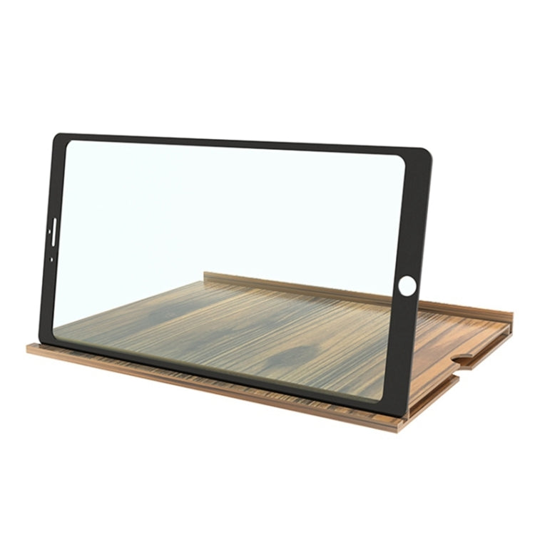 12 Inch Log HD Mobile Phone Screen Amplifier(Black Wood Grain) - Screen Magnifier by PMC Jewellery | Online Shopping South Africa | PMC Jewellery