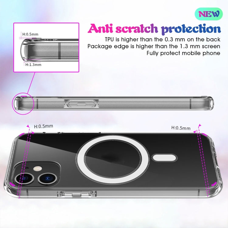 For iPhone XS Max Magsafe Case Simple Magnetic Ring All-inclusive Clear Crystal Acrylic PC +TPU Shockproof Case(Transparent) - More iPhone Cases by PMC Jewellery | Online Shopping South Africa | PMC Jewellery