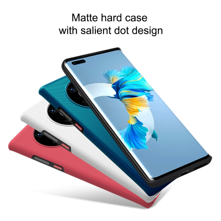 For Huawei Mate 40 Pro NILLKIN Frosted Concave-convex Texture PC Protective Case(Black) - Huawei Cases by NILLKIN | Online Shopping South Africa | PMC Jewellery