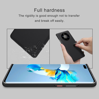 For Huawei Mate 40 Pro+ NILLKIN Frosted Concave-convex Texture PC Protective Case(Black) - Huawei Cases by NILLKIN | Online Shopping South Africa | PMC Jewellery