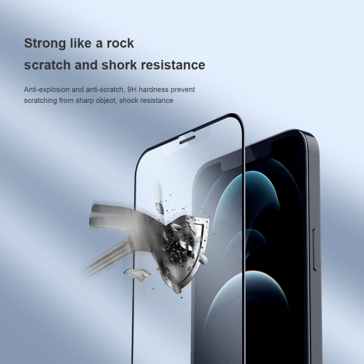 For iPhone 12 / 12 Pro NILLKIN FogMirror Full Coverage Mate Tempered Glass Film - iPhone 12 / 12 Pro Tempered Glass by NILLKIN | Online Shopping South Africa | PMC Jewellery