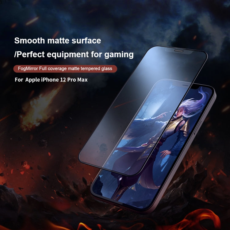 For iPhone 12 Pro Max NILLKIN FogMirror Full Coverage Mate Tempered Glass Film - iPhone 12 Pro Max Tempered Glass by NILLKIN | Online Shopping South Africa | PMC Jewellery