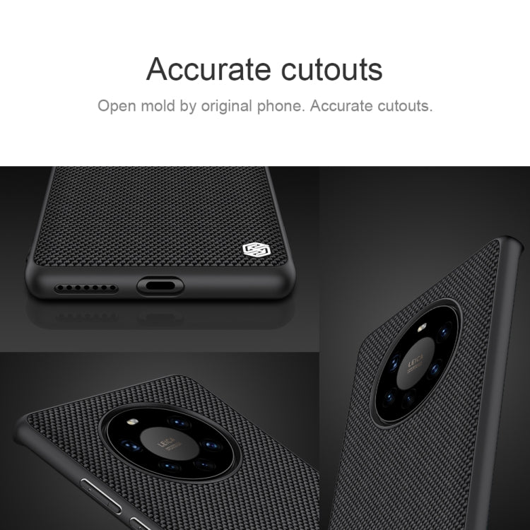 For Huawei Mate 40 Pro Plus NILLKIN Shockproof TPU+PC Textured Protective Case(Black) - Huawei Cases by NILLKIN | Online Shopping South Africa | PMC Jewellery