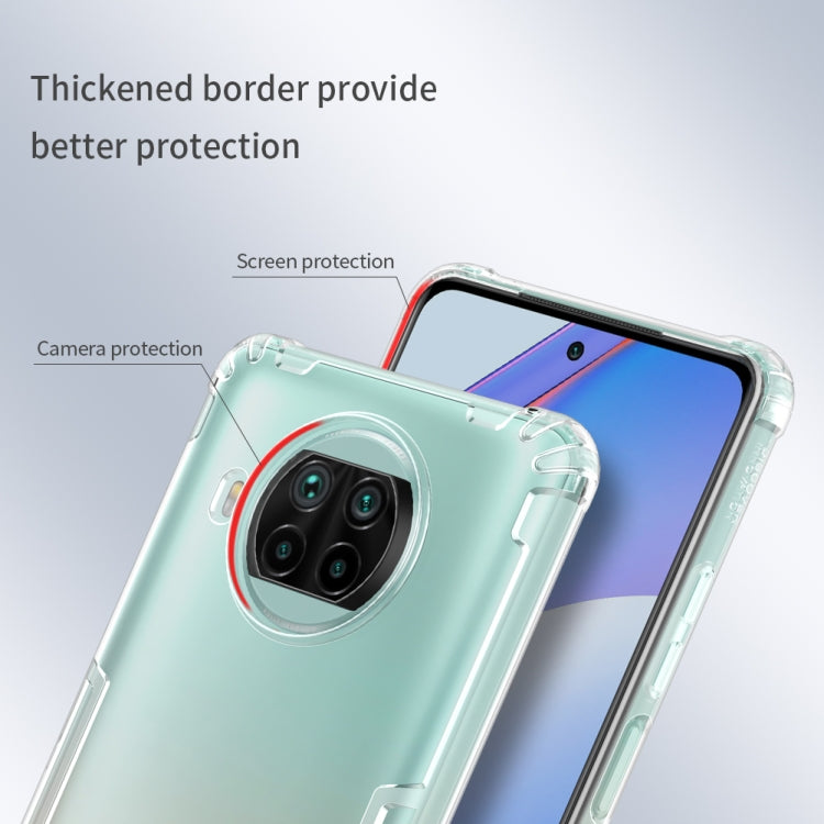 For Xiaomi Mi 10T Lite 5G / Redmi Note 9 Pro 5G NILLKIN Nature TPU Transparent Soft Protective Case(White) - Xiaomi Cases by NILLKIN | Online Shopping South Africa | PMC Jewellery