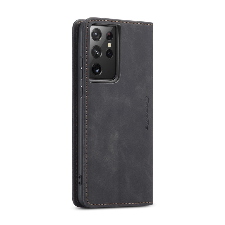 For Samsung Galaxy S21 Ultra 5G CaseMe 013 Multifunctional Horizontal Flip Leather Case with Holder & Card Slot & Wallet(Black) - Galaxy S21 Ultra 5G Cases by CaseMe | Online Shopping South Africa | PMC Jewellery