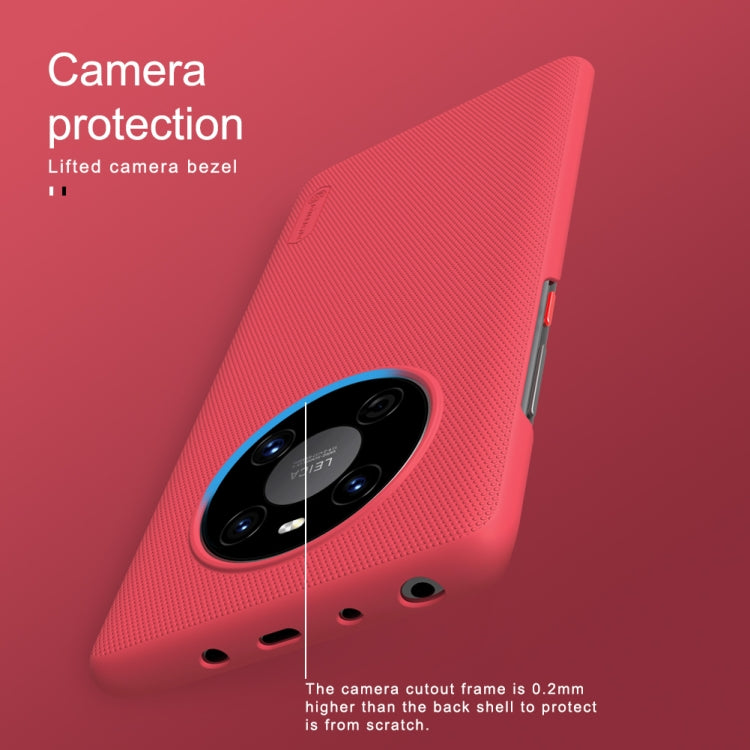 For Huawei Mate 40 NILLKIN Frosted Concave-convex Texture PC Protective Case(Red) - Huawei Cases by NILLKIN | Online Shopping South Africa | PMC Jewellery