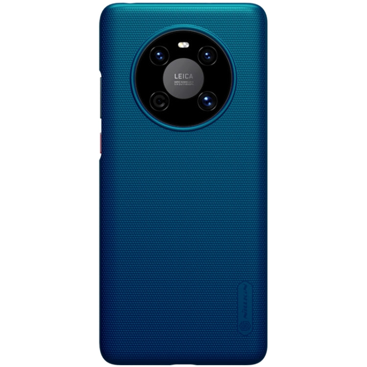 For Huawei Mate 40 NILLKIN Frosted Concave-convex Texture PC Protective Case(Peacock Blue) - Huawei Cases by NILLKIN | Online Shopping South Africa | PMC Jewellery