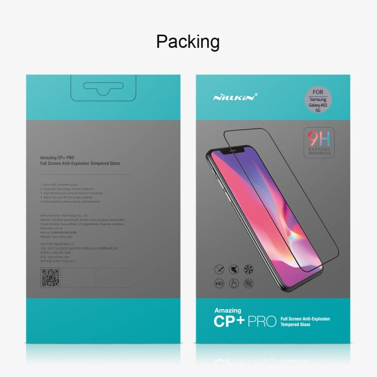 For Samsung Galaxy A52 5G / 4G NILLKIN CP+PRO 0.33mm 9H 2.5D HD Explosion-proof Tempered Glass Film - Galaxy Tempered Glass by NILLKIN | Online Shopping South Africa | PMC Jewellery
