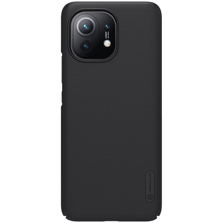 For Xiaomi Mi 11 NILLKIN Frosted Concave-convex Texture PC Protective Case(Black) - Xiaomi Cases by NILLKIN | Online Shopping South Africa | PMC Jewellery