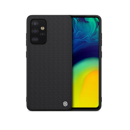 For Samsung Galaxy A52 5G NILLKIN 3D Textured Nylon Fiber TPU Case(Black) - Galaxy Phone Cases by NILLKIN | Online Shopping South Africa | PMC Jewellery