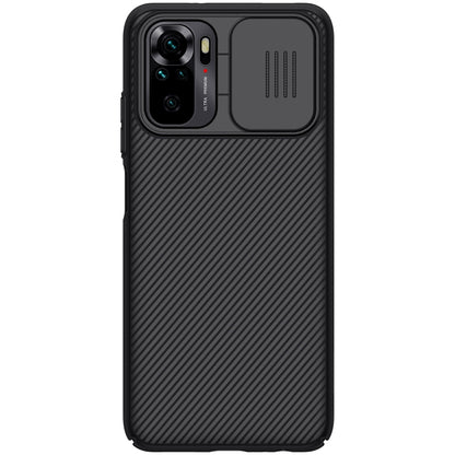 For Xiaomi Redmi Note 10 4G NILLKIN Black Mirror Series Camshield Full Coverage Dust-proof Scratch Resistant PC Case(Black) - Xiaomi Cases by NILLKIN | Online Shopping South Africa | PMC Jewellery