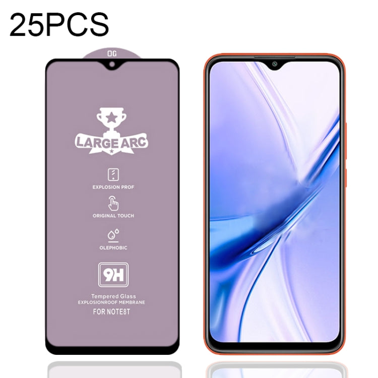 For Xiaomi Poco M2 25 PCS 9H HD Large Arc High Alumina Full Screen Tempered Glass Film -  by PMC Jewellery | Online Shopping South Africa | PMC Jewellery