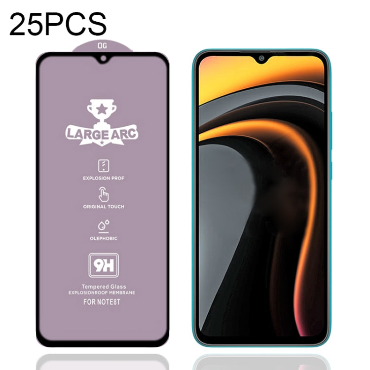 For Xiaomi Poco C3 25 PCS 9H HD Large Arc High Alumina Full Screen Tempered Glass Film -  by PMC Jewellery | Online Shopping South Africa | PMC Jewellery