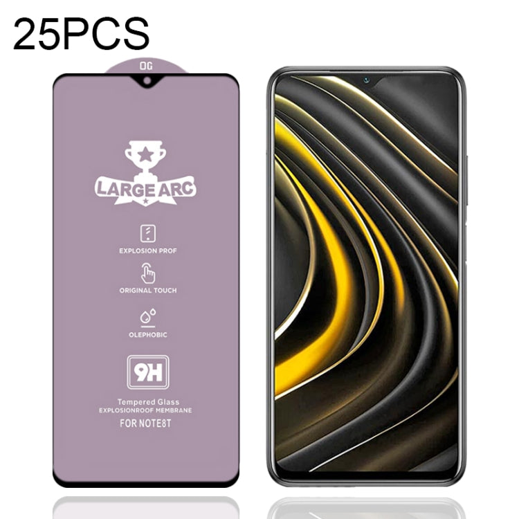 For Xiaomi Poco M3 25 PCS 9H HD Large Arc High Alumina Full Screen Tempered Glass Film -  by PMC Jewellery | Online Shopping South Africa | PMC Jewellery