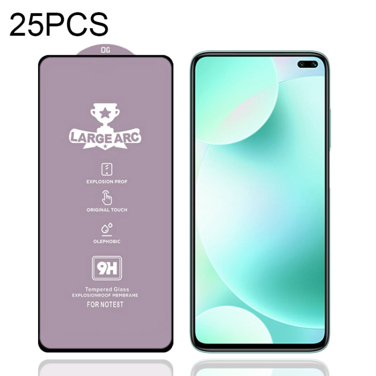 For Xiaomi Redmi K30 Pro (Speed Version) 25 PCS 9H HD Large Arc High Alumina Full Screen Tempered Glass Film -  by PMC Jewellery | Online Shopping South Africa | PMC Jewellery