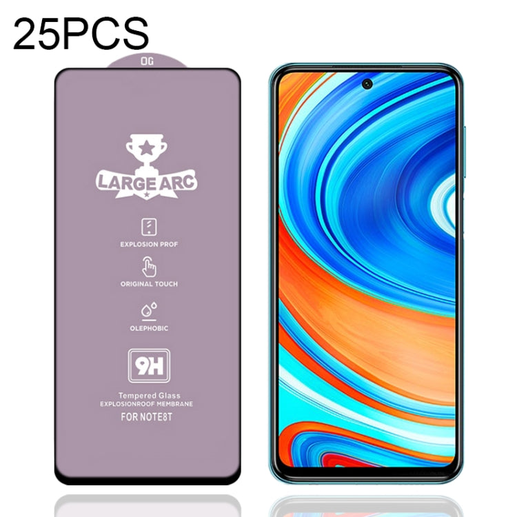 For Xiaomi Redmi Note 9 Pro 25 PCS 9H HD Large Arc High Alumina Full Screen Tempered Glass Film -  by PMC Jewellery | Online Shopping South Africa | PMC Jewellery