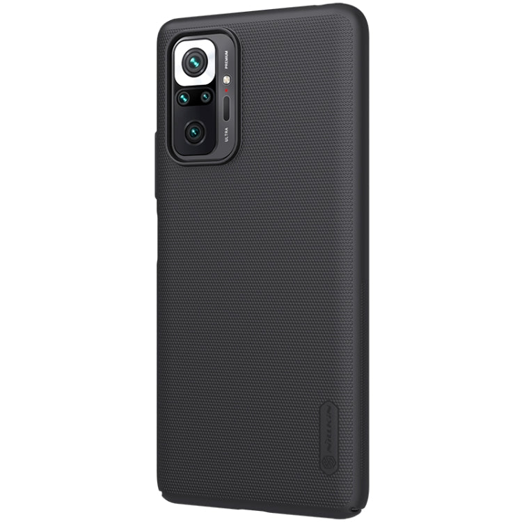 For Xiaomi Redmi Note 10 Pro / 10 Pro Max NILLKIN Frosted Concave-convex Texture PC Protective Case(Black) - Xiaomi Cases by NILLKIN | Online Shopping South Africa | PMC Jewellery