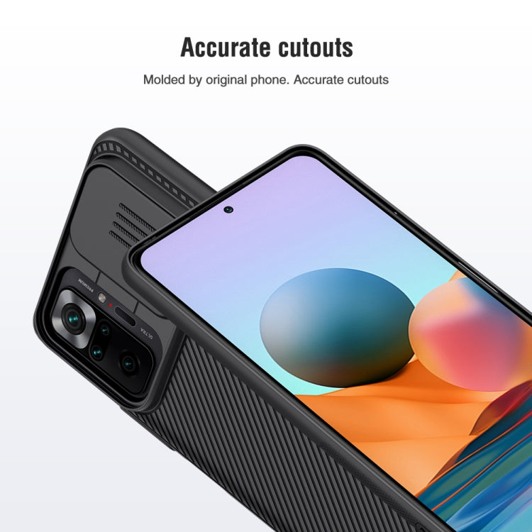 For Xiaomi Redmi Note 10 Pro / 10 Pro Max NILLKIN Black Mirror Series PC Camshield Full Coverage Dust-proof Scratch Resistant Case(Black) - Xiaomi Cases by NILLKIN | Online Shopping South Africa | PMC Jewellery