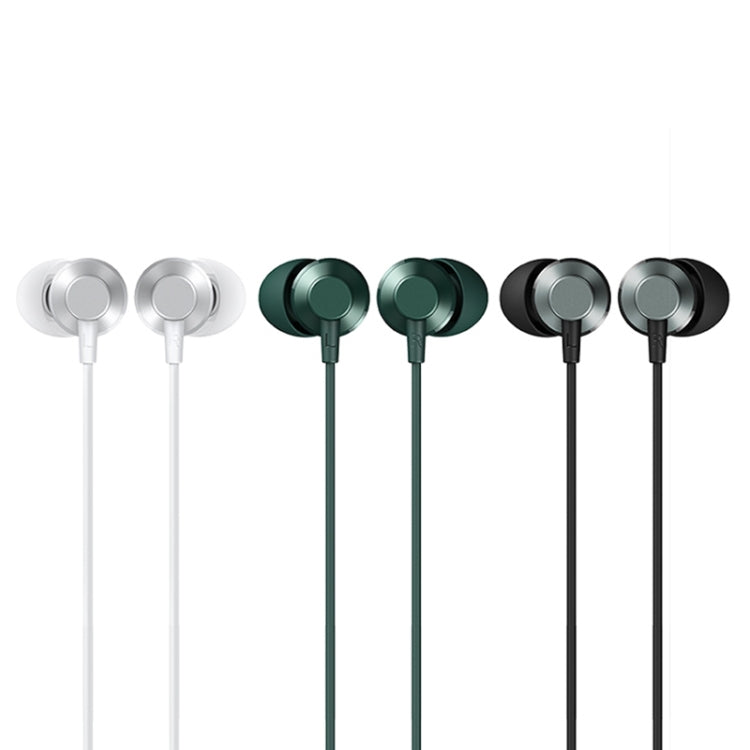 Remax RM-512i 8 Pin Interface Wired Call Bluetooth Music Earphone, Support Wired Control, Cable Length: 1.2m(Green) - In Ear Wired Earphone by REMAX | Online Shopping South Africa | PMC Jewellery