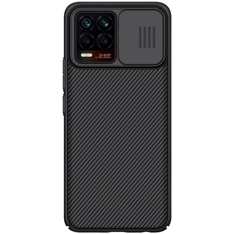 For OPPO Realme 8 / 8 Pro NILLKIN Black Mirror Series PC Camshield Full Coverage Dust-proof Scratch Resistant Case(Black) - Realme Cases by NILLKIN | Online Shopping South Africa | PMC Jewellery