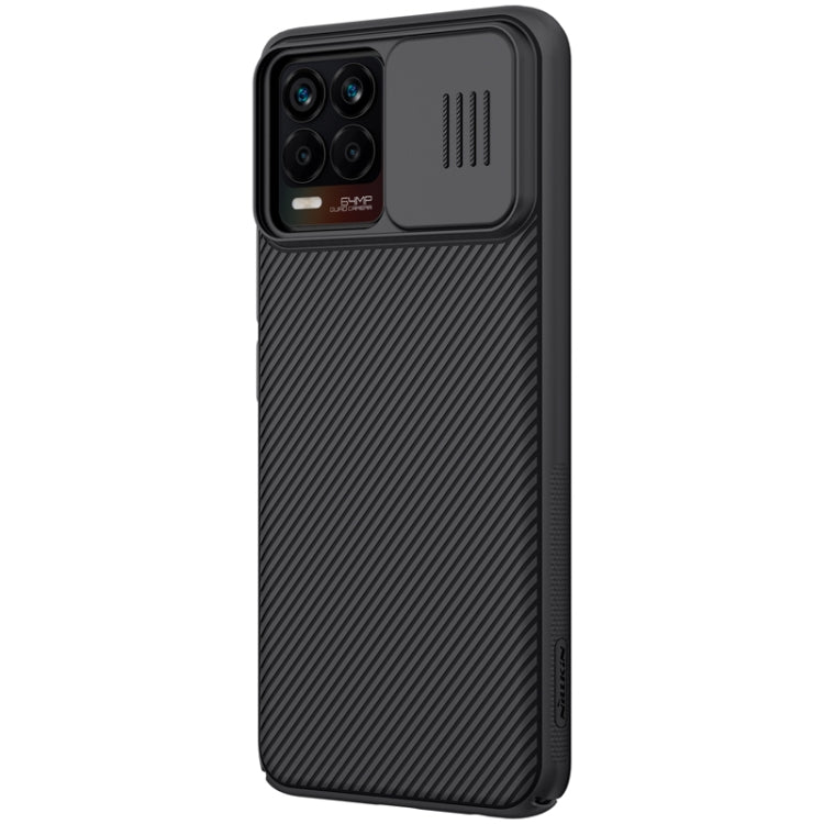 For OPPO Realme 8 / 8 Pro NILLKIN Black Mirror Series PC Camshield Full Coverage Dust-proof Scratch Resistant Case(Black) - Realme Cases by NILLKIN | Online Shopping South Africa | PMC Jewellery