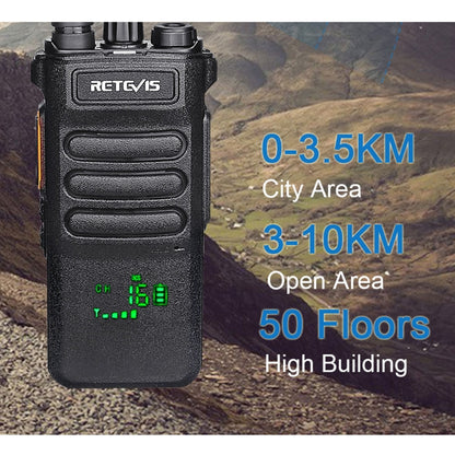 RETEVIS RT86 10W 430-440MHz 16CHS Two Way Radio Handheld Walkie Talkie with Wireless Copy Function(Black) - Handheld Walkie Talkie by RETEVIS | Online Shopping South Africa | PMC Jewellery