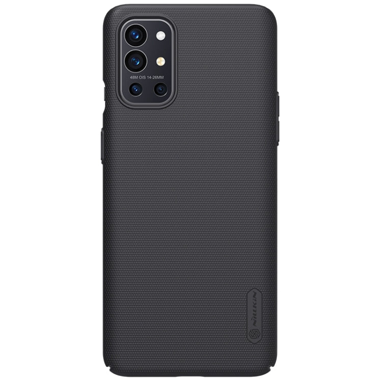 For OnePlus 9R NILLKIN Frosted Concave-convex Texture PC Protective Case(Black) - OnePlus Cases by NILLKIN | Online Shopping South Africa | PMC Jewellery