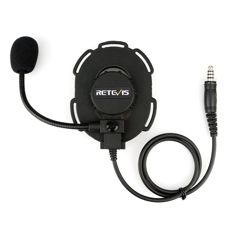 RETEVIS EH060K 2 Pin PPT Waterproof Tactical Military Headphone Microphone - Microphones & Headsets by RETEVIS | Online Shopping South Africa | PMC Jewellery