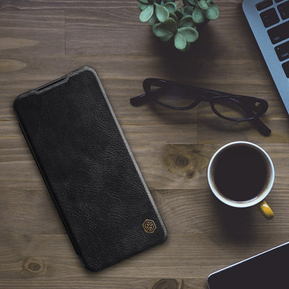 For Xiaomi Mi 11 Pro NILLKIN QIN Series Crazy Horse Texture Horizontal Flip Leather Case with Card Slot(Black) - Xiaomi Cases by NILLKIN | Online Shopping South Africa | PMC Jewellery