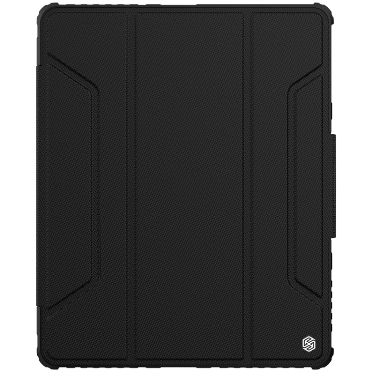 For iPad Pro 12.9 2022 / 2021 / 2020 NILLKIN Bumper Pro Horizontal Flip Leather Tablet Case with Pen Slot & Holder & Sleep / Wake-up Function(Black) - iPad Pro 12.9 (2022/2021) Cases by NILLKIN | Online Shopping South Africa | PMC Jewellery