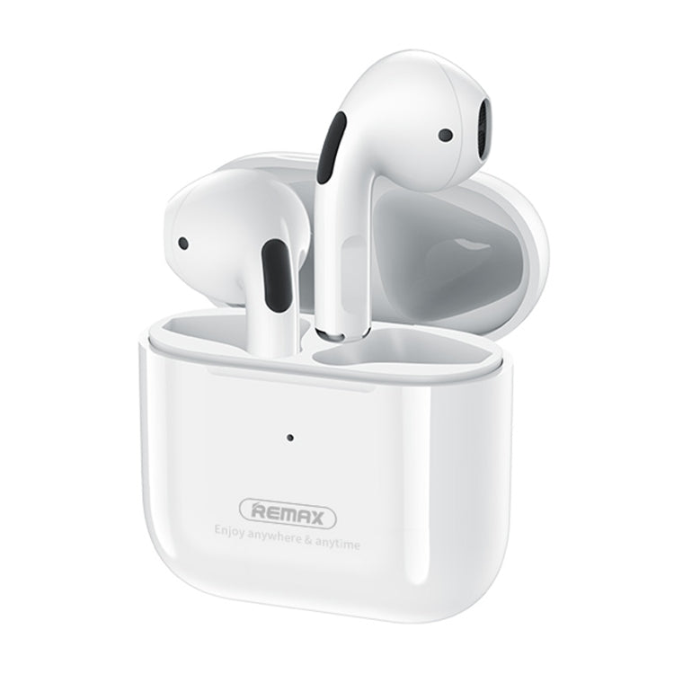 REMAX TWS-10i Enhanced Version Bluetooth 5.0 True Wireless Stereo Music Call Bluetooth Earphone(White) - TWS Earphone by REMAX | Online Shopping South Africa | PMC Jewellery