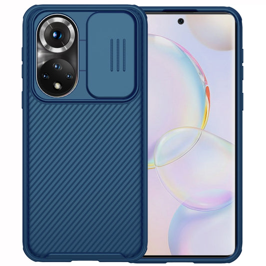 For Honor 50 NILLKIN Black Mirror Pro Series PC Camshield Full Coverage Dust-proof Scratch Resistant Case(Blue) - Honor Cases by NILLKIN | Online Shopping South Africa | PMC Jewellery