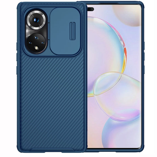 For Honor 50 Pro NILLKIN Black Mirror Pro Series PC Camshield Full Coverage Dust-proof Scratch Resistant Case(Blue) - Honor Cases by NILLKIN | Online Shopping South Africa | PMC Jewellery