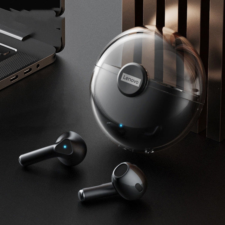 Lenovo LP80 Bluetooth 5.0 True Wireless Noise Reduction Music Bluetooth Earphone(Black) - TWS Earphone by Lenovo | Online Shopping South Africa | PMC Jewellery