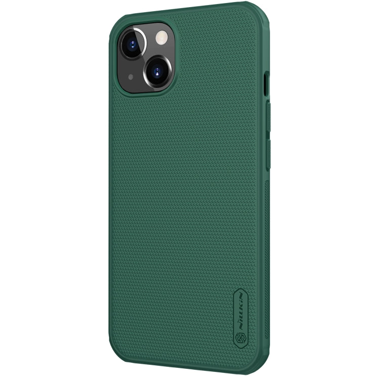 For iPhone 13 NILLKIN Super Frosted Shield Pro PC + TPU Protective Case(Dark Green) - iPhone 13 Cases by NILLKIN | Online Shopping South Africa | PMC Jewellery