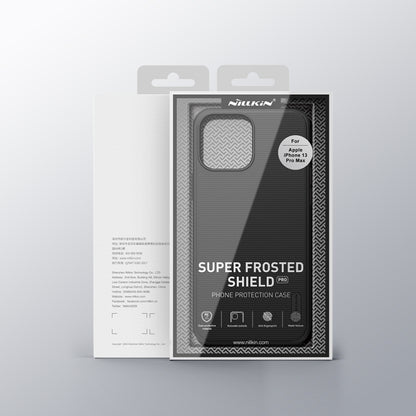 For iPhone 13 Pro Max NILLKIN Super Frosted Shield Pro PC + TPU Protective Case (Black) - iPhone 13 Pro Max Cases by NILLKIN | Online Shopping South Africa | PMC Jewellery