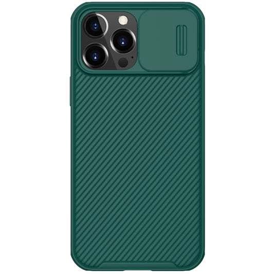 For iPhone 13 Pro Max NILLKIN Black Mirror Pro Series Camshield Full Coverage Dust-proof Scratch Resistant Phone Case (Green) - iPhone 13 Pro Max Cases by NILLKIN | Online Shopping South Africa | PMC Jewellery
