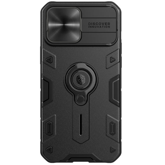 For iPhone 13 Pro Max NILLKIN Shockproof CamShield Armor Protective Case with Invisible Ring Holder (Black) - iPhone 13 Pro Max Cases by NILLKIN | Online Shopping South Africa | PMC Jewellery